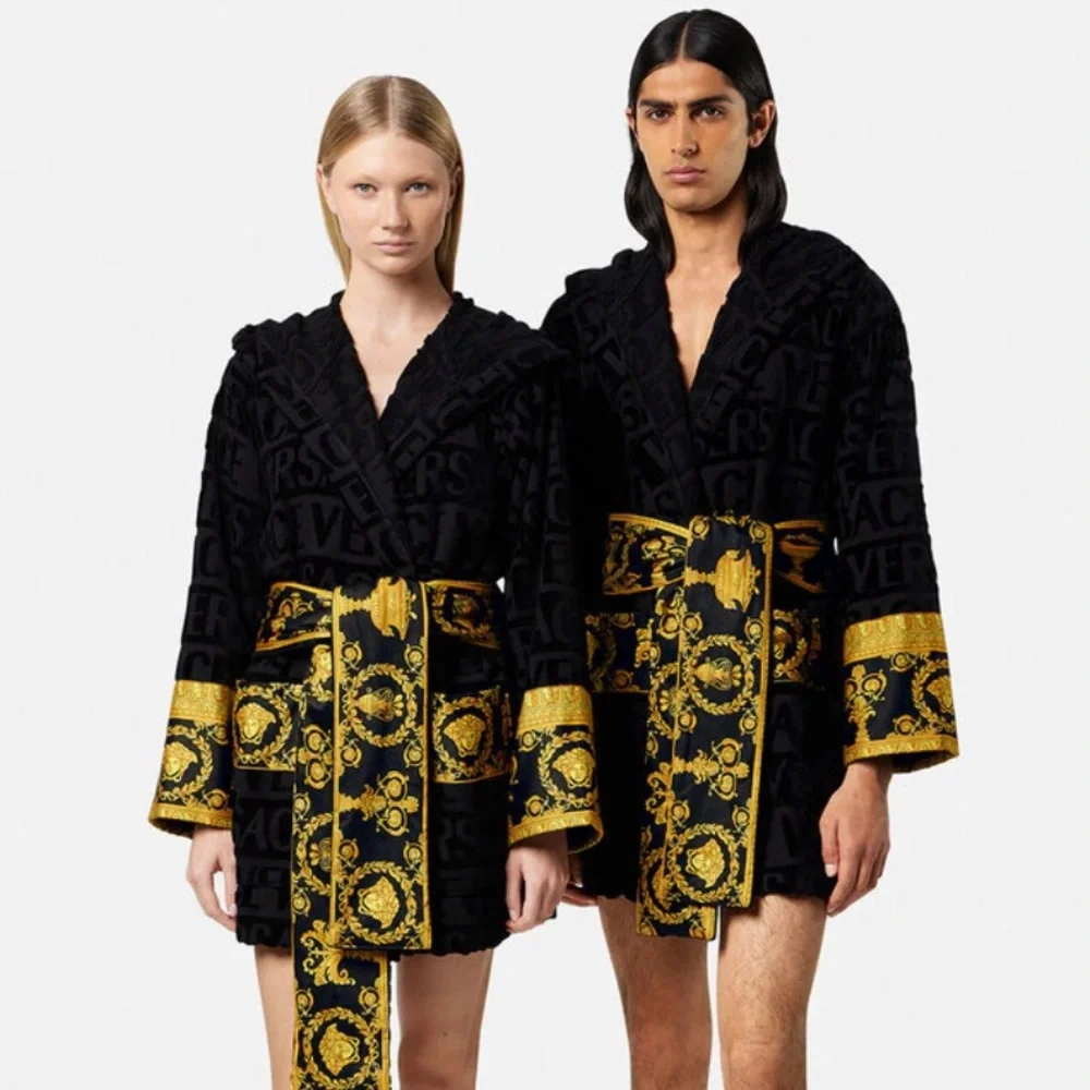 Versace Baroque Short Robe SMALL NWOT